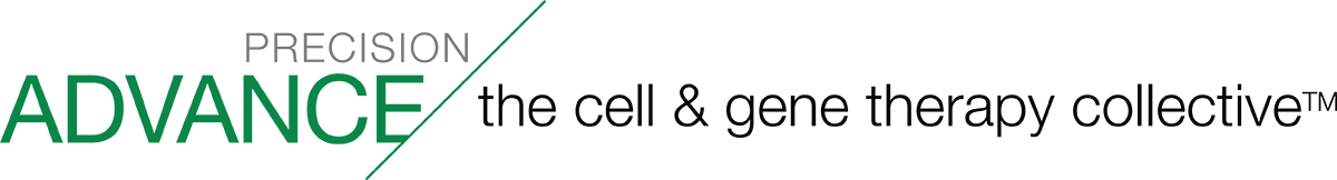 Advance Precision ADVANCE the cell and gene therapy collective logo