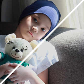 pricing-access Somber child hugging stuffed bear toy