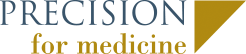 Precision for Medicine logo with gold triangle