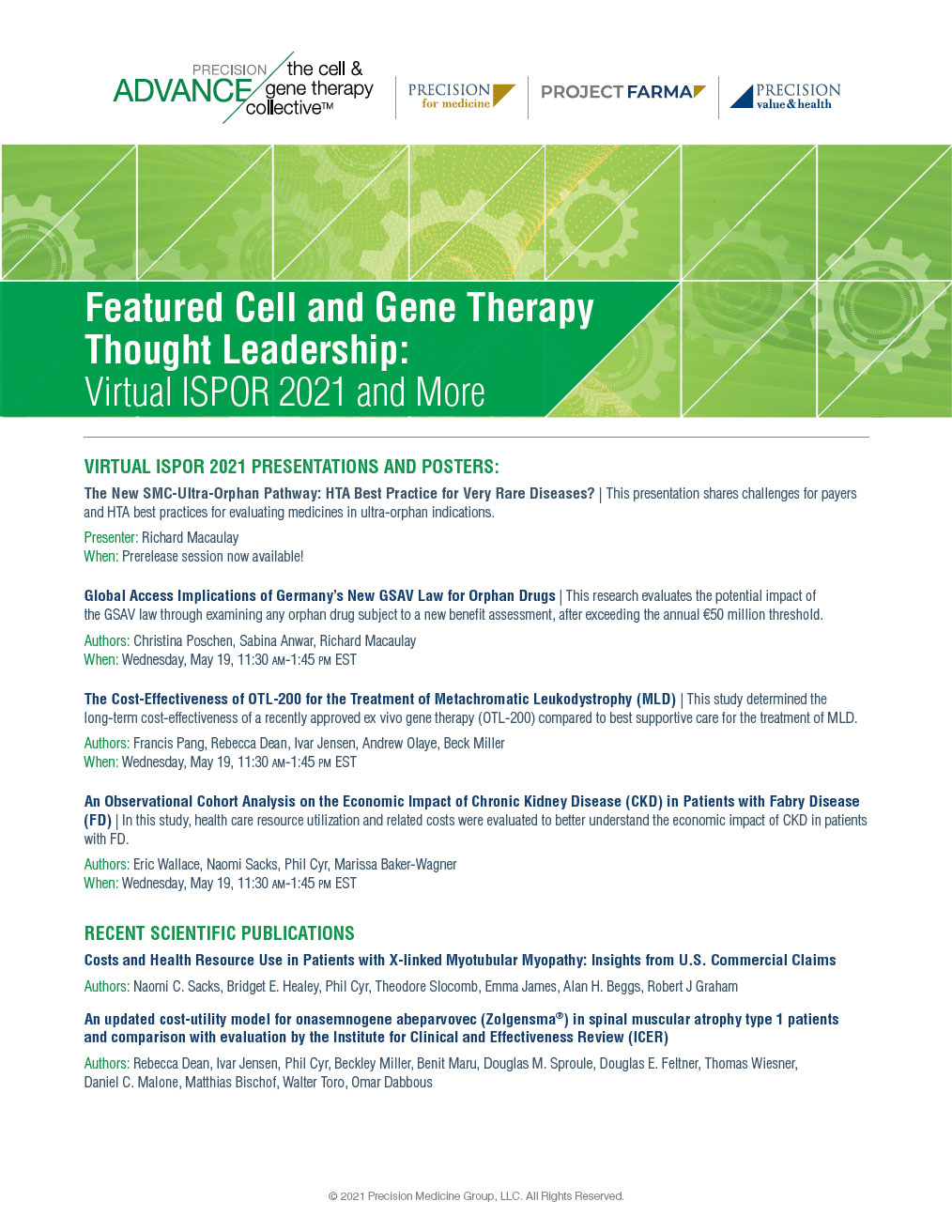 The Future of Reimbursement for Cell & Gene Therapies brief thumbnail