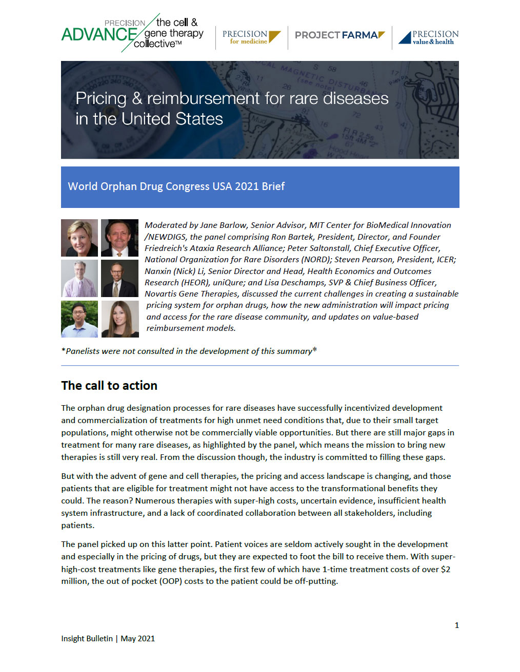 WODC Panel Summary: Pricing and Reimbursement for Rare Diseases in the United States brief thumbnail
