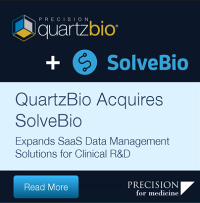 QuartzBio, a Part of Precision for Medicine, Acquires SolveBio and ...